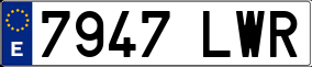 Truck License Plate